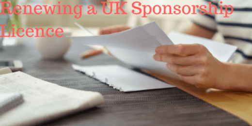Renewing A UK Sponsor Licence