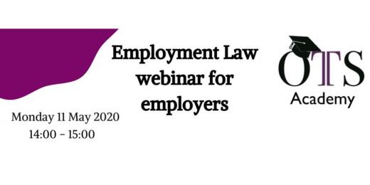 Free Employment Law Webinar for Employers – Monday 11th May 2020